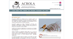 Desktop Screenshot of acrola.fr
